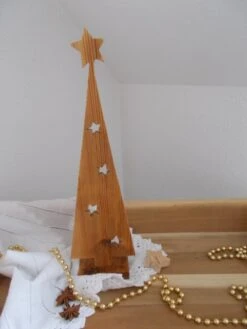 Sapin De Noël En Bois à Poser - Déco De Table Sapin En Bois