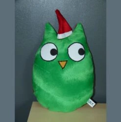 Coussin Groz'yeux Hibou Noël