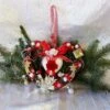 Couronne De Noël En Forme De Cœur