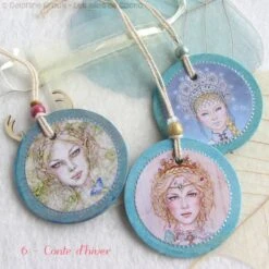 Décorations De Noël - 3 Suspensions Conte D'hiver -Papeterie Boutique 1466239 decorations de noel 3 suspensions conte d hiver 6