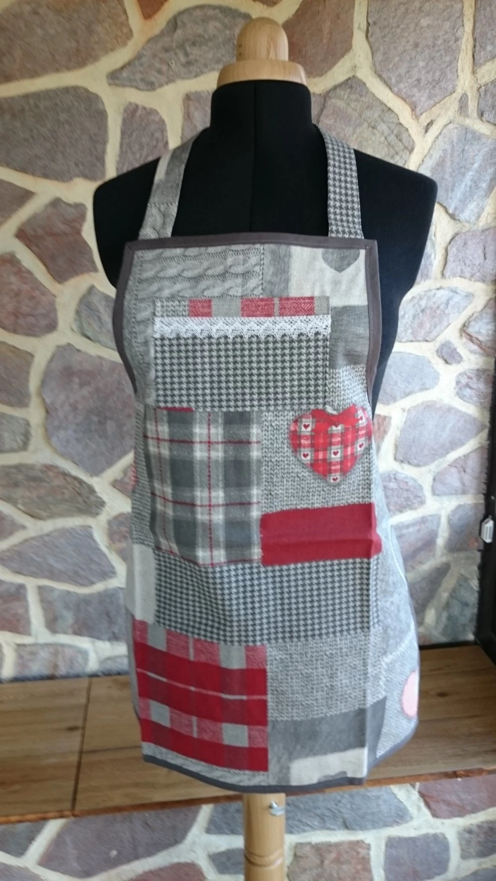 Tablier De Cuisine - "noël Approche" 1 Tablier De Cuisine - "noël Approche"