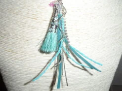 Collier Cabochon Sapin De Noël Avec Pendants Et Pompon Turquoise -Papeterie Boutique 171460 collier cabochon sapin de noel avec pendants et pompon turquoise 2