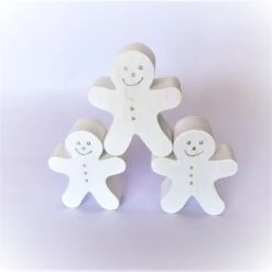 3 Décorations De Noël En Bois D'épicéa Naturel, Peinture Blanche, Bonhomme Pain D'épices, Décoration Sapin De Noël, 8 3 Décorations De Noël En Bois D'épicéa Naturel, Peinture Blanche, Bonhomme Pain D'épices, Décoration Sapin De Noël, -Papeterie Boutique 1993788 3 decorations de noel en bois d epicea naturel peinture 3