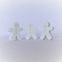 3 Décorations De Noël En Bois D'épicéa Naturel, Peinture Blanche, Bonhomme Pain D'épices, Décoration Sapin De Noël, 10 3 Décorations De Noël En Bois D'épicéa Naturel, Peinture Blanche, Bonhomme Pain D'épices, Décoration Sapin De Noël, -Papeterie Boutique 1993788 3 decorations de noel en bois d epicea naturel peinture 5