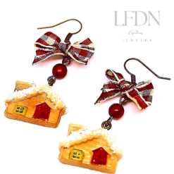 Collier Biscuit Noël En Fimo, Bijoux Macaron, Boucles D'oreille Flocon, Pendentif étoile, Bijoux Gourmands 5 Collier Biscuit Noël En Fimo, Bijoux Macaron, Boucles D'oreille Flocon, Pendentif étoile, Bijoux Gourmands -Papeterie Boutique 2200948 collier biscuit noel en fimo bijoux macaron boucles d ore 3