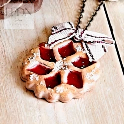 Collier Biscuit Linzer En Fimo, Pendentif Biscuit De Noël, Collier Coeur, Bijoux Gourmands 5 Collier Biscuit Linzer En Fimo, Pendentif Biscuit De Noël, Collier Coeur, Bijoux Gourmands -Papeterie Boutique 2209095 collier biscuit linzer en fimo pendentif biscuit de noel 3