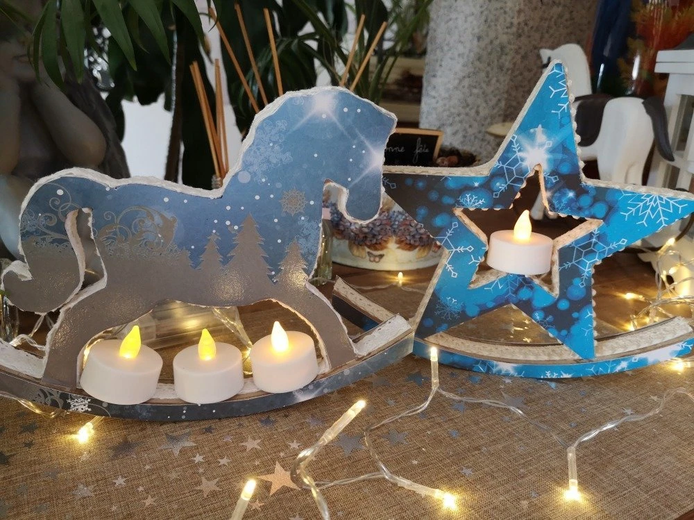 Décoration De Noël Duo Cheval & étoile 3 Décoration De Noël Duo Cheval & étoile – Image 3