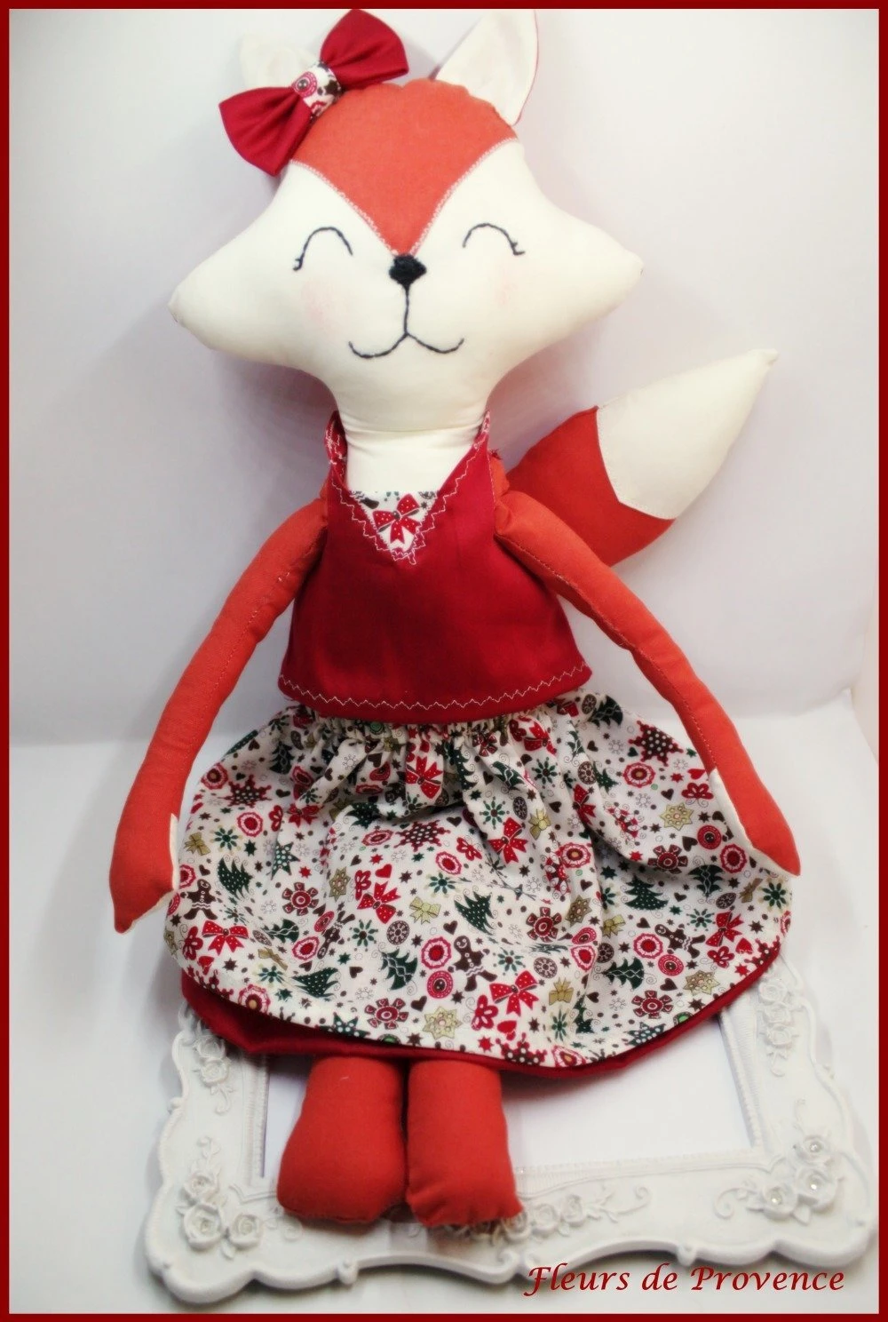 Poupée Personnalisée Fait Main Renard - Noël. Ce Testé Et Parfait Pour Le Jeu 2 Poupée Personnalisée Fait Main Renard - Noël. Ce Testé Et Parfait Pour Le Jeu – Image 2