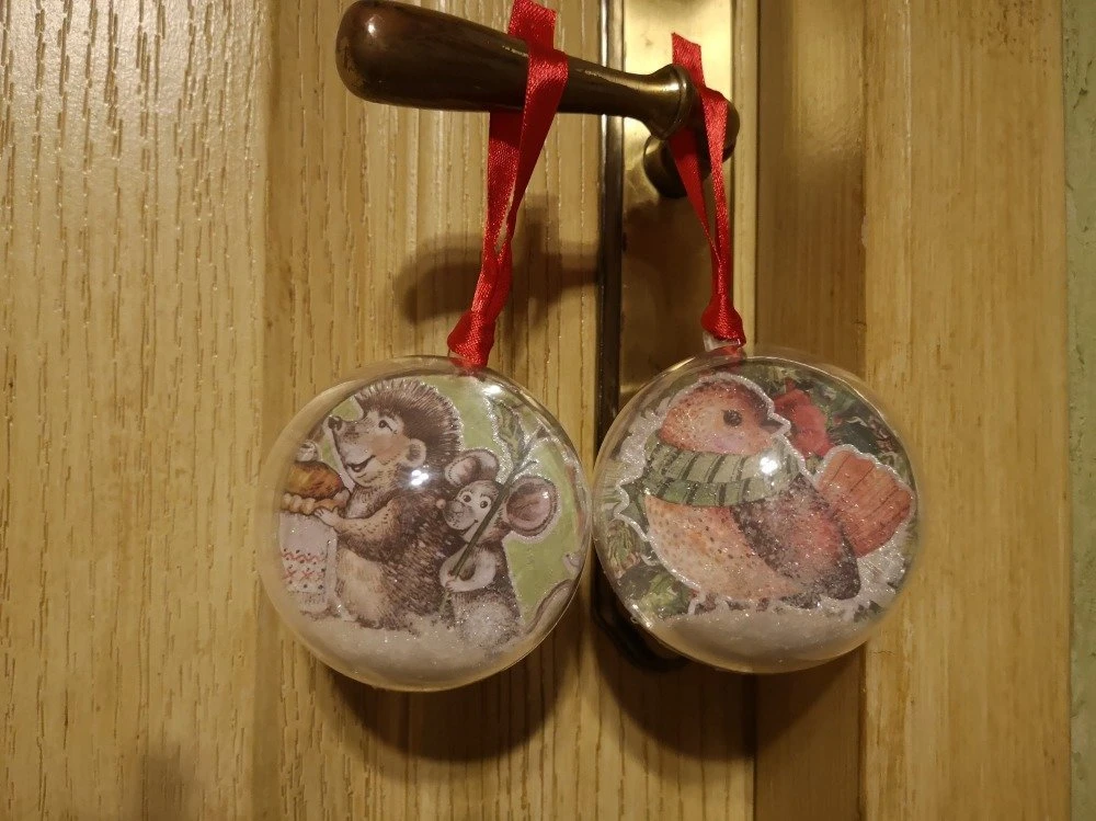 Noël : Boules De Noël Duo De Décoration 2 Noël : Boules De Noël Duo De Décoration – Image 2