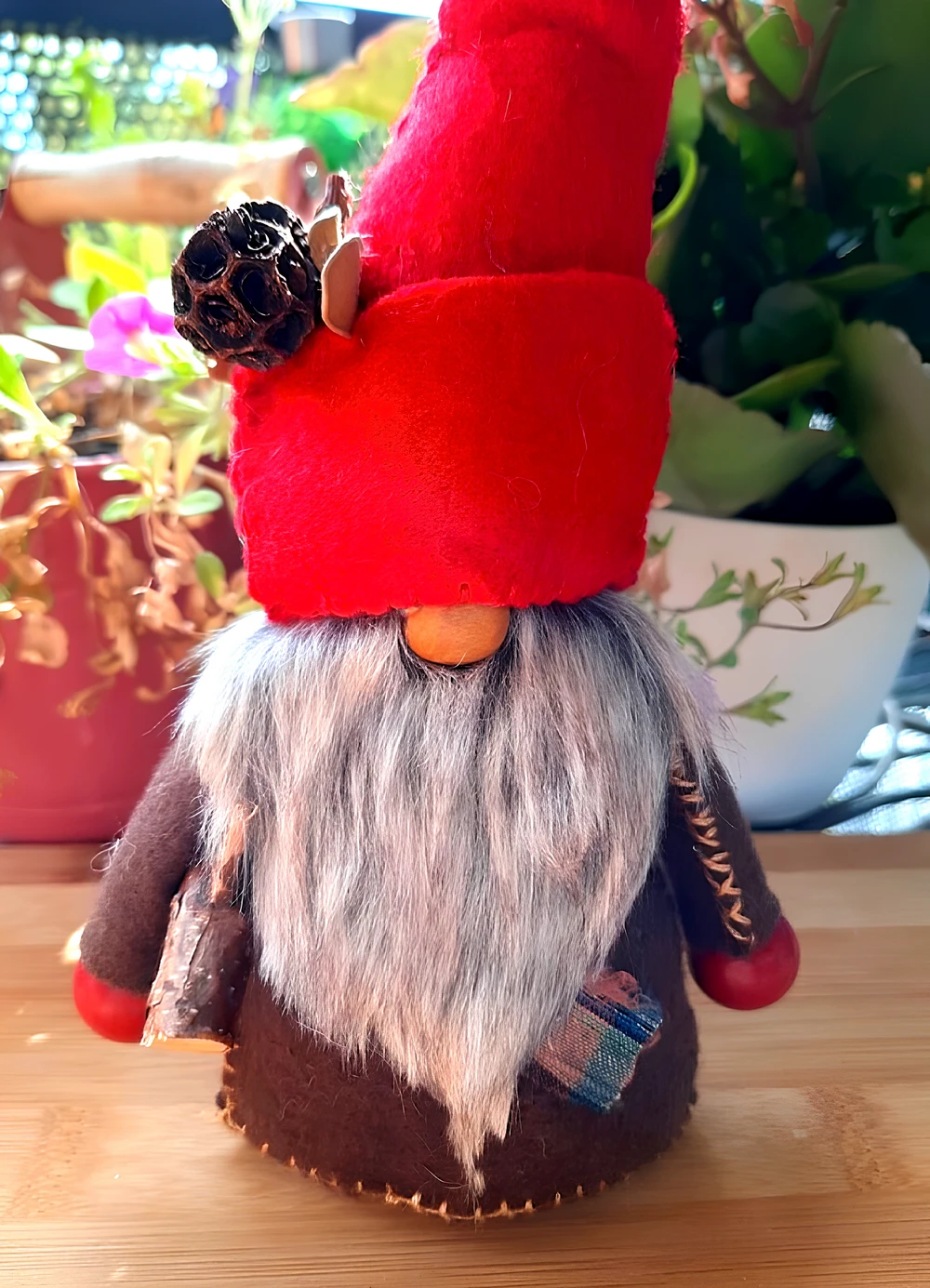 Gnome De Noël En Tissus, Gnome En Feutrine, Déco Scandinave, Décoration De Noël En Tissu 2 Gnome De Noël En Tissus, Gnome En Feutrine, Déco Scandinave, Décoration De Noël En Tissu – Image 2