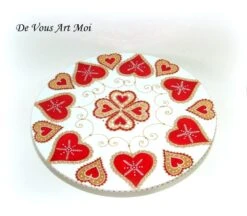 Présentoir Serviteur Gâteau Plat Sur Pied Thème Noël Céramique Porcelaine Peinte à La Main 10 Présentoir Serviteur Gâteau Plat Sur Pied Thème Noël Céramique Porcelaine Peinte à La Main -Papeterie Boutique 2642065 plat de presentation sur pied grand plateau gateau toast f 3