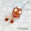 Pendentif Cupcake En Fimo Noël, Boucles D'oreille Biscuit Noël En Fimo, Bijoux Gourmands, Bijoux Fantaisie