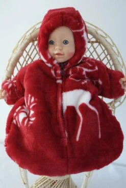 Vêtement Pour Poupée De 30 Cm Nid D'ange Rouge Thème Noël