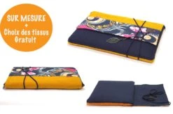 Pochette Ordinateur 15 Pouces En Velours, étui Macbook Pro 15, Housse Portable 15",hp Portable, Tissu Wax, Cadeau Noël Femme, Anniversaire