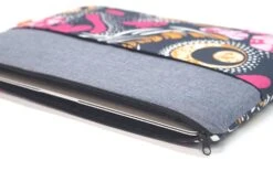 Etui Ordinateur Portable15 Pouces Sur Mesure, Housse Macbook Pro 15, Pochette Sur Mesure Tissu Africain Avec Poche, Cadeau Femme, Noël