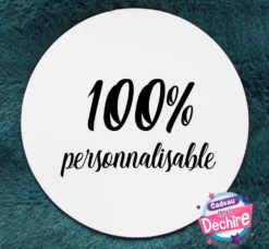 Tapis De Souris Personnalisable - Idée De Cadeau, Anniversaire, Cadeau Noël, Maquette Personnalisée