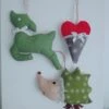 Décorations De Noël, Hérisson , Biche , Cœur