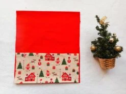 Sac Cadeau Noël Personnalisé Casse-noisette Rennes Et Lutins Broderie "joyeux Noël + Prénom" Pochette Cadeau Coton Pochon -Papeterie Boutique 2950498 sac cadeau personnalise casse noisette pere noel et lutin 4
