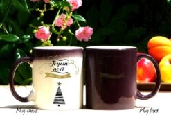 Mug Magique Personnalisable Joyeux Noël, Idée Cadeau De Noël