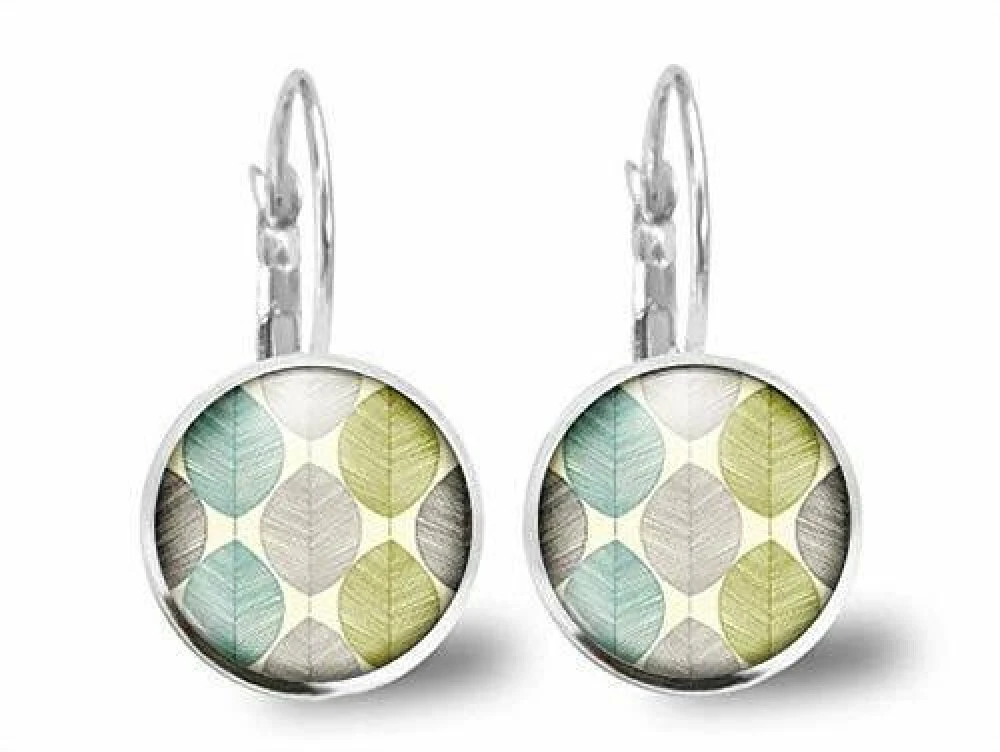 Boucles D'oreilles Feuille Cabochon -belles Feuilles- Femme, Cadeau De Noël - Anniversaire Femme - Saint Valentin -argent Antique(ref.20a) 1 Boucles D'oreilles Feuille Cabochon -belles Feuilles- Femme, Cadeau De Noël - Anniversaire Femme - Saint Valentin -argent Antique(ref.20a)