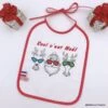 Bavoir Bébé Brodé Noël