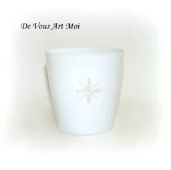 Photophore Bougeoir Céramique Porcelaine Faon Porte Bougie Noël Original Peint Main Artisanal -Papeterie Boutique 2967613 photophore bougeoir noel verre porte bougie renne noel fai 2