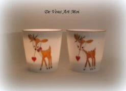 Photophores Bougeoirs Noël Porcelaine,porte Bougie Faon Noël,fait Main Artisanal -Papeterie Boutique 2968839 photophores bougeoirs noel porcelaine porte bougie faon no 4