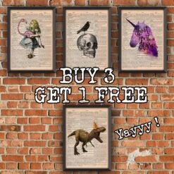 Noël Vintage Chromo Couronne Gui Hotte Neige Retro Décoration Murale Cadeau Poster Original Dictionnaire Page Impression -Papeterie Boutique 2970875 pere noel couronne gui hotte rennes lutin retro vintage ar 3