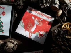 Lot De 6 Dessous De Verre Noël Vintage Christmas - Sous Verre En Bois, Décoration De Noël, Rouge Et Vert, Publicités Anciennes -Papeterie Boutique 2971199 lot de 6 dessous de verre noel vintage christmas sous ver 3