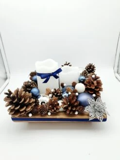 Centre De Table Noël - Jour De L'an / Décoration De Table Ou Autre Avec Bougie Led à Piles - Sapin 13 Centre De Table Noël - Jour De L'an / Décoration De Table Ou Autre Avec Bougie Led à Piles - Sapin -Papeterie Boutique 2977798 centre de table noel jour de l an decoration de table 1