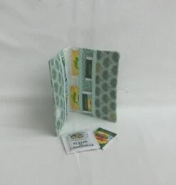 * Pochette Nomade à Sachets De Thé Ou Tisane, Tissu Fleur De Lotus, Etui Portefeuille Pour Rangement, Cadeau Femme Fête Noël -Papeterie Boutique 3034268 vendu pochette nomade a sachets de the ou tisane tissu 3