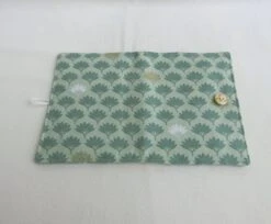 * Pochette Nomade à Sachets De Thé Ou Tisane, Tissu Fleur De Lotus, Etui Portefeuille Pour Rangement, Cadeau Femme Fête Noël -Papeterie Boutique 3034268 vendu pochette nomade a sachets de the ou tisane tissu 6