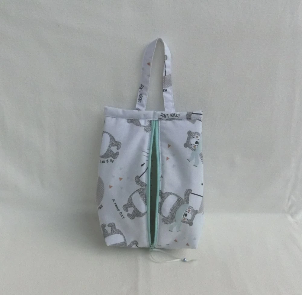 Sac à Soufflet Avec Fermeture Zippée, Sac Porté Main Pour Petite Fille En Tissu Ours Polaire, Sac à Goûter, Idée Cadeau Noël Enfant 2 Sac à Soufflet Avec Fermeture Zippée, Sac Porté Main Pour Petite Fille En Tissu Ours Polaire, Sac à Goûter, Idée Cadeau Noël Enfant – Image 2