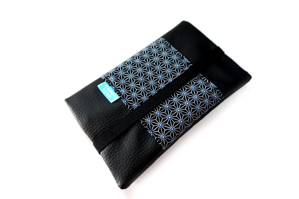 Portefeuille Complet Cuir Noir Homme, Compagnon Portefeuille Japonais, Porte Cartes Chéquier Tissu Japonais, Personnalisable, Cadeau Noël 1 Portefeuille Complet Cuir Noir Homme, Compagnon Portefeuille Japonais, Porte Cartes Chéquier Tissu Japonais, Personnalisable, Cadeau Noël