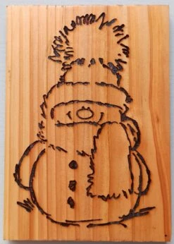 #30 - Tableau Bonhomme De Neige - Série Noël