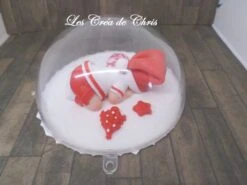 Sphère Boule De Noël à Poser Ou A Accrocher Avec Son Bébé Fimo -Papeterie Boutique 3428914 sphere boule de noel a poser ou a accrocher avec son beb 3