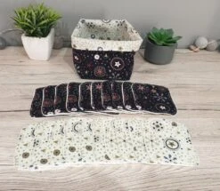 Lingettes Lavables Avec Panière X20 Noël