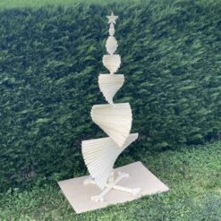 Sapin De Noël Hauteur 1950 Mm En Bois Naturel. Largeur, 1100 Mm (43 5/16 In). Tasseaux Bois, Lattes -Papeterie Boutique 3446627 sapin de noel hauteur 1500 mm 59 1 16 in en bois naturel 2