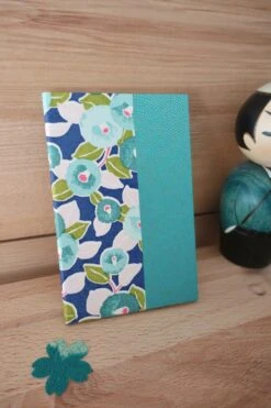 Carnet D'écriture A6, De Note, Cahier De Poche Papier Japonais Pivoine Bleu Et Menthe, Journal De Voyage Japon Asie, Cadeau Noël Pour Elle -Papeterie Boutique 3463223 carnet d ecriture a6 de note cahier de poche papier japon 4