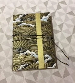 Carnet D'écriture En Papier Japonais, Journal Intime Noir Et Or, Cahier Washi Vague Hokusai, Noël Pour Lui, Carnet Voyage Japon Asie -Papeterie Boutique 3463242 carnet d ecriture en papier japonais journal intime noir e 3