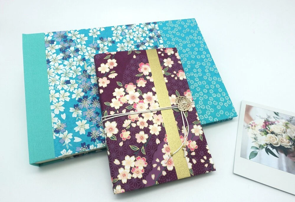 Carnet D'écriture En Papier Japonais, Journal Intime Violet Et Or, Cahier Washi Doré Sur Tranche, Noël Pour Elle, Carnet Voyage Japon Asie 5 Carnet D'écriture En Papier Japonais, Journal Intime Violet Et Or, Cahier Washi Doré Sur Tranche, Noël Pour Elle, Carnet Voyage Japon Asie – Image 5