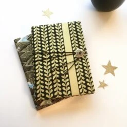 Carnet D'écriture En Papier Japonais, Journal Intime Noir Et Or, Cahier Washi Art Déco, Noël Pour Lui, Carnet Voyage Japon Asie, Cadeau Zen