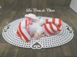 Bébé Fimo Garçon Noël Et Son Doudou. -Papeterie Boutique 3464423 bebe fimo fille noel et son doudou 4