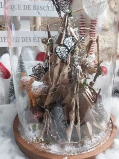 Grosse Cloche De Noël Et Ses Papillons Blanc -Papeterie Boutique 3481155 grosse cloche de noel et ses papillons blanc 7