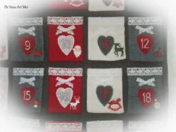 Calendrier De L'avent Noël,calendrier Avent Pochette Tissus,fait Main Artisanal 10 Calendrier De L'avent Noël,calendrier Avent Pochette Tissus,fait Main Artisanal -Papeterie Boutique 3500512 calendrier avent noel fille calendrier avent original color 5