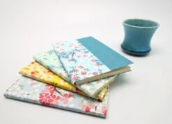 Carnet De Poche, Cahier D'écriture Bleu, Papier Japonais Fleur Sakura, Journal Secret Pour Elle, Idée Petit Cadeau Noël -Papeterie Boutique 3521400 carnet de poche ecriture note papier japonais bleu perle 6