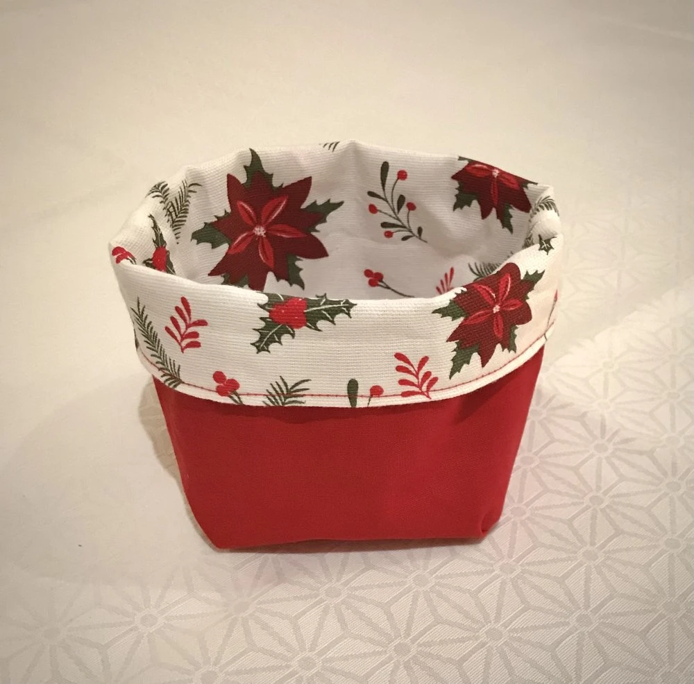 Panier De Noël Réversible 1 Panier De Noël Réversible