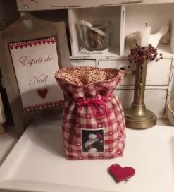 Pochon De Noel Avec Transfert Père Noël