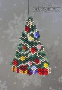 Sapin De Noël à Suspendre En Miyuki