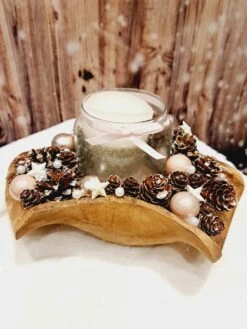 Centre De Table Noël En Bois / Décoration De Table Ou Autre